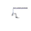 46922 - Bolsa c/10 abrazaderas tipo uña 1" p/tubo pared delgada