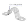 C-TUBOS FLEXIBLES 46923 - Bolsa c/10 abrazaderas tipo omega 1/2" p/tubo pared delgada