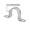 46925 - Bolsa c/10 abrazaderas tipo omega 1" p/tubo pared delgada