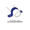 469263 46926 - Bolsa c/10 abrazaderas tipo omega 3/8" p/tubo pared delgada
