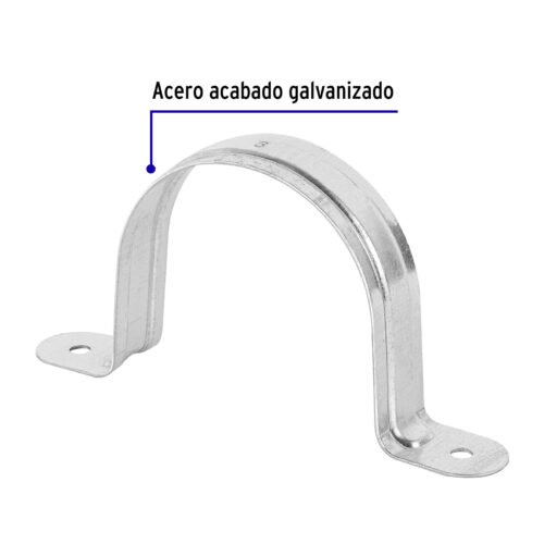 46928 - Bolsa c/5 abrazaderas tipo omega 3" p/tubo pared delgada