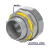 46932 - Conector recto 1" para tubo liquid tight, Volteck