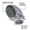 469431 46943 - Mufa con abrazadera para tubo 1-1/4", Volteck