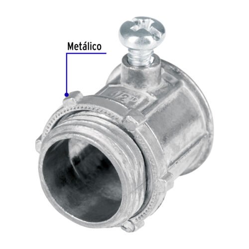 46950 - Conector conduit 1/2", Volteck