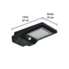 469563 46956 - Luminario suburbano de LED 4 W con panel solar, Volteck