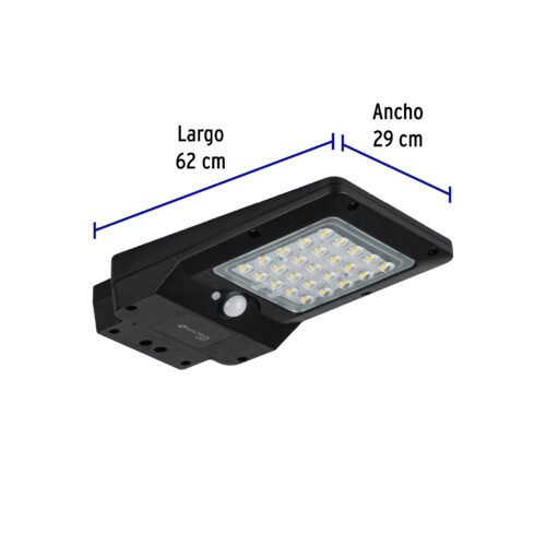 469563 46956 - Luminario suburbano de LED 4 W con panel solar, Volteck