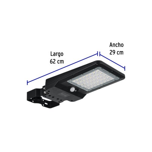 469573 46957 - Luminario suburbano de LED 8 W con panel solar, Volteck