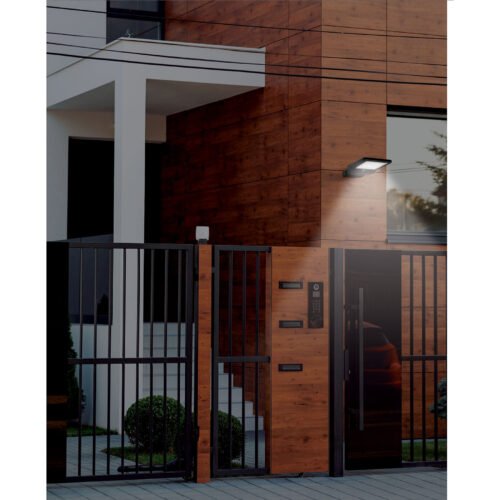 46958 - Luminario suburbano de LED 15 W con panel solar, Volteck
