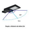 469594 46959 - Luminario suburbano LED 40 W c/panel solar y control remoto