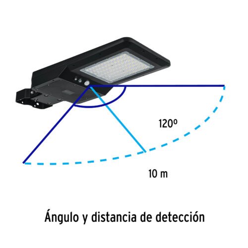 469594 46959 - Luminario suburbano LED 40 W c/panel solar y control remoto