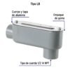 469711 46971 - Condulet 3/4" conexión tipo LB, Volteck