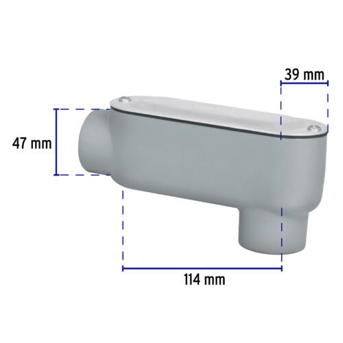 46972 - Condulet 1" conexión tipo LB, Volteck