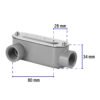 469732 46973 - Condulet 1/2" conexión tipo LR, Volteck