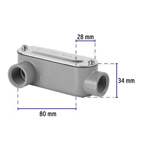 469732 46973 - Condulet 1/2" conexión tipo LR, Volteck