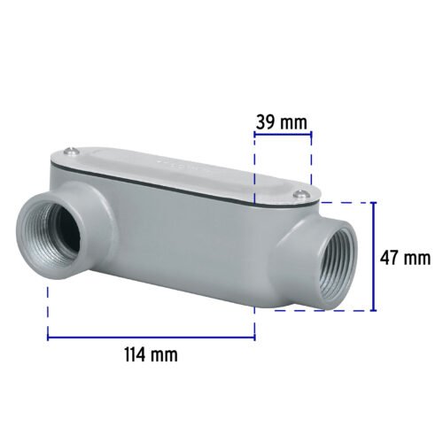 C 46975 - Condulet 1" conexión tipo LR, Volteck