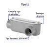 CONDULETS 46977 - Condulet 3/4" conexión tipo LL, Volteck