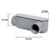 46978 - Condulet 1" conexión tipo LL, Volteck