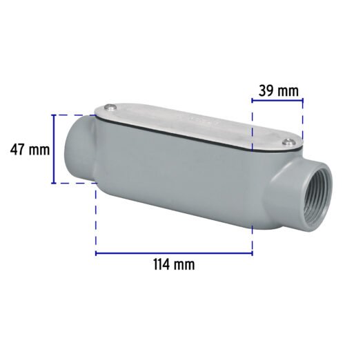 C 46984 - Condulet 1" conexión tipo C, Volteck