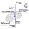 469921 46992 - Lámpara de emergencia de 24 Leds 170 lm dirigible recargable