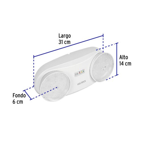 469922 46992 - Lámpara de emergencia de 24 Leds 170 lm dirigible recargable