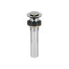 47037 - Contra p/lavabo sin rebosadero, sistema push, cromo, 1-1/4"