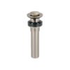 47038 47038 - Contra p/lavabo sin rebosadero, sistema push, satín, 1-1/4"