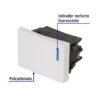 470461 47046 - Interruptor sencillo 1.5 módulos,línea Española,color blanco