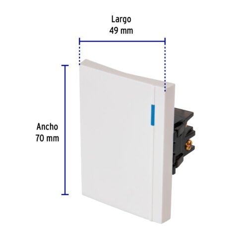 470501 47050 - Interruptor de 3 vías, 3 módulos, línea Española, blanco