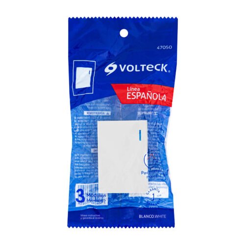 470504 47050 - Interruptor de 3 vías, 3 módulos, línea Española, blanco