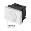 470541 47054 - Dimmer giratorio, 1.5 módulos, línea Española, color blanco