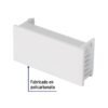 47058 - Tapón ciego, 1 módulo, línea Española, color blanco, Volteck