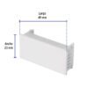47058 - Tapón ciego, 1 módulo, línea Española, color blanco, Volteck