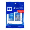 47065 - Placa 2 ventanas, 6 módulos, línea Española, color blanco