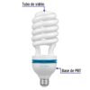 47100 - Lámpara espiral T5 45 W alta potencia luz de día, caja