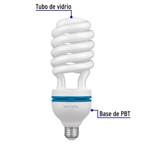 47100 - Lámpara espiral T5 45 W alta potencia luz de día, caja