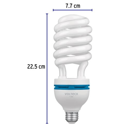 47100 - Lámpara espiral T5 45 W alta potencia luz de día, caja