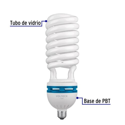 47101 - Lámpara espiral T5 105 W alta potencia luz de día, caja