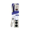 47185 - Multicontacto 14 AWG 6 entradas supresor de picos 600 joules