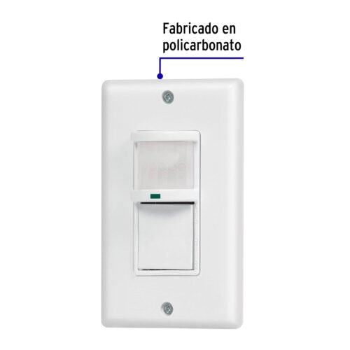 472301 47230 - Sensor de movimiento con interruptor de pared, Volteck