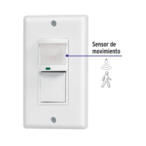 472303 47230 - Sensor de movimiento con interruptor de pared, Volteck