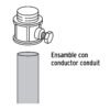 47232 - Tubo Conduit 1/2" pared extra delgada (0.7 mm), et. azul 3 m