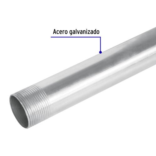 47233 - Tubo Conduit 1 1/4" para mufa, pared gruesa (0.9 mm), 3 m