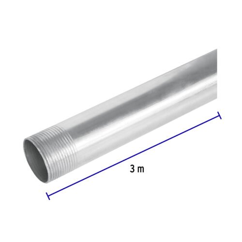 47233 - Tubo Conduit 1 1/4" para mufa, pared gruesa (0.9 mm), 3 m