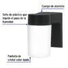 472871 47287 - Arbotante de pared tipo vaso, lámpara no incluida, Volteck