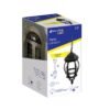 47297 - Arbotante tipo farol tradicional colgante p/exterior, negro