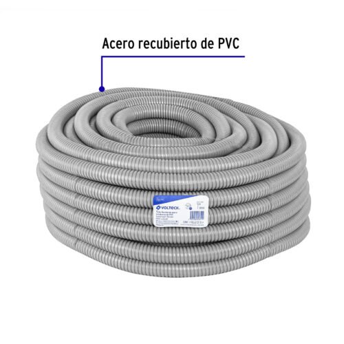 47323 - Rollo de 50 m de tubo flexible liquid tight de 1", Volteck