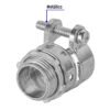 47340 - Conector recto 1/2" para tubo flexible metálico, Volteck
