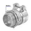47341 - Conector recto 3/4" para tubo flexible metálico, Volteck
