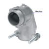 47345 - Conector curvo 1" para tubo flexible metálico, Volteck
