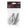 473604 47360 - Bolsa con 4 sujetadores tipo mariposa de 1/4" x 3", FIERO